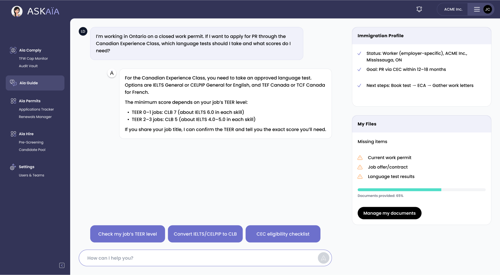 AskAia Guide - Smart Chat - EN